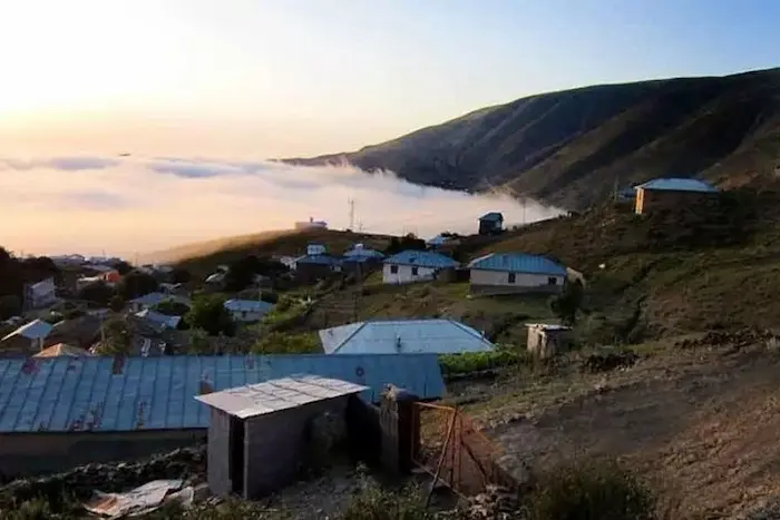 نمایی از خانه های روستای خوشواش 45416565