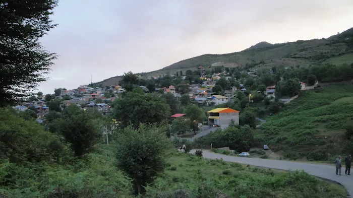 خانه های روستای سنگچال در منطقه کوهستانی سرسبز 521562163215