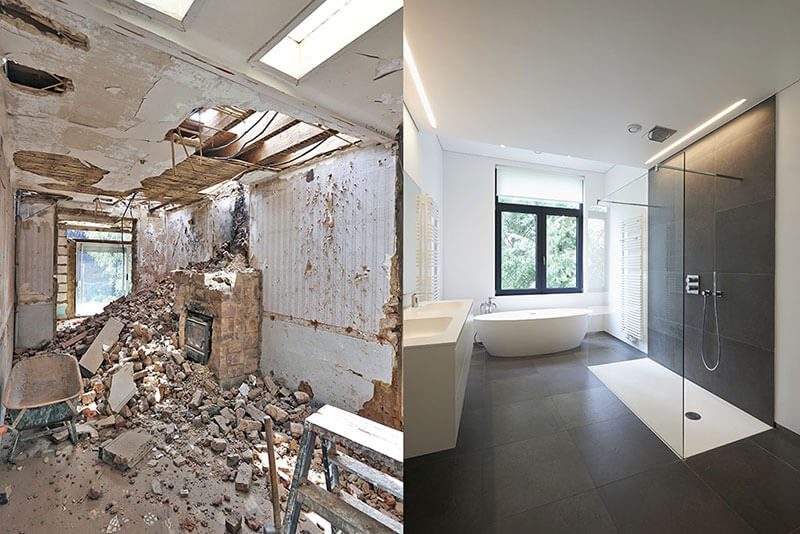 بازسازی حمام خانه قبل و بعد آن 7487448