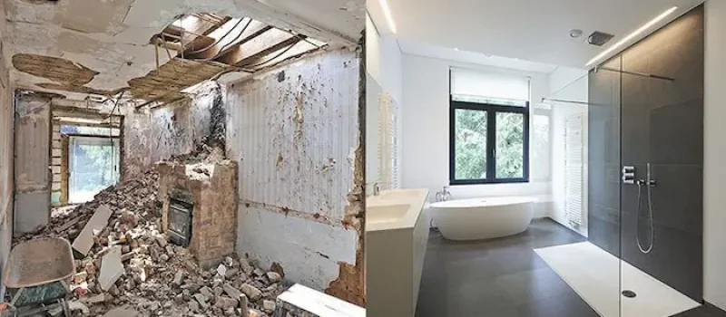 بازسازی حمام خانه قبل و بعد آن 7487448