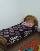 اتاق خواب با تخت خواب یک نفره خانه ویلایی در دابودشت 1564