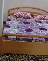 اتاق خواب با تخت چوبی 2 نفره آپارتمان در آمل 456454